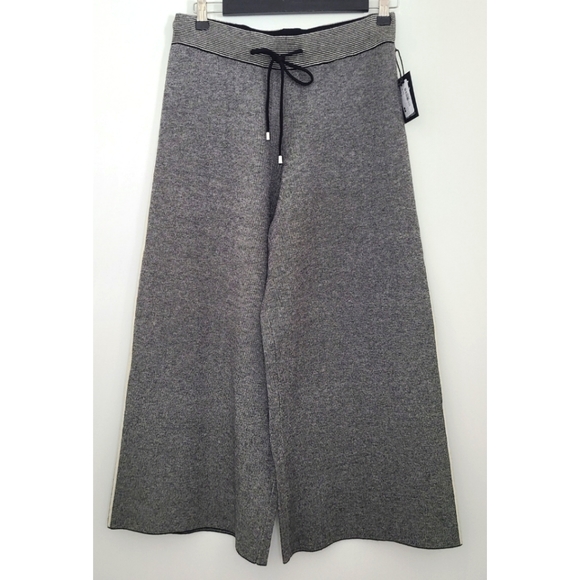 Gabby Isabella Pants - Cropped Wide Leg Knit Lounge/Dress Pant